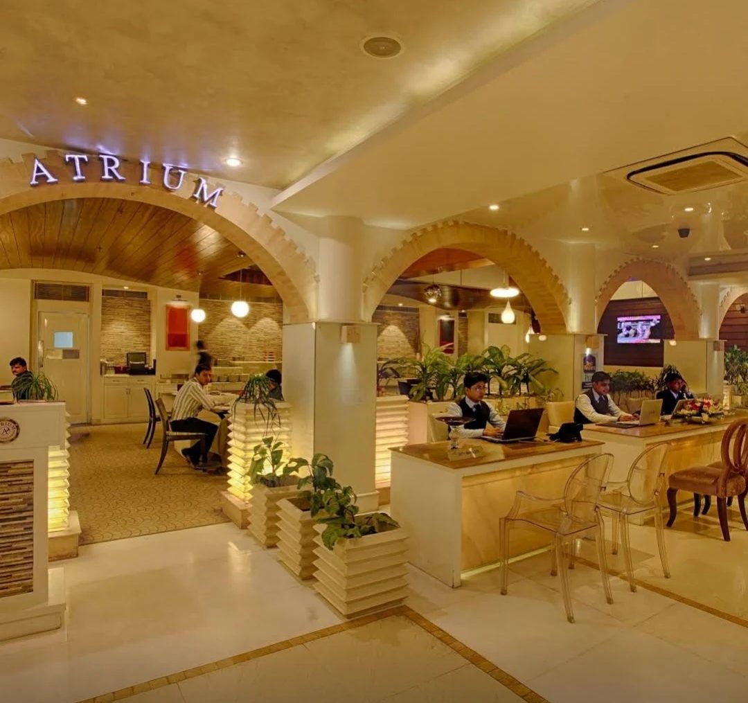 The Atrium dining room at a hotel SG consulted for