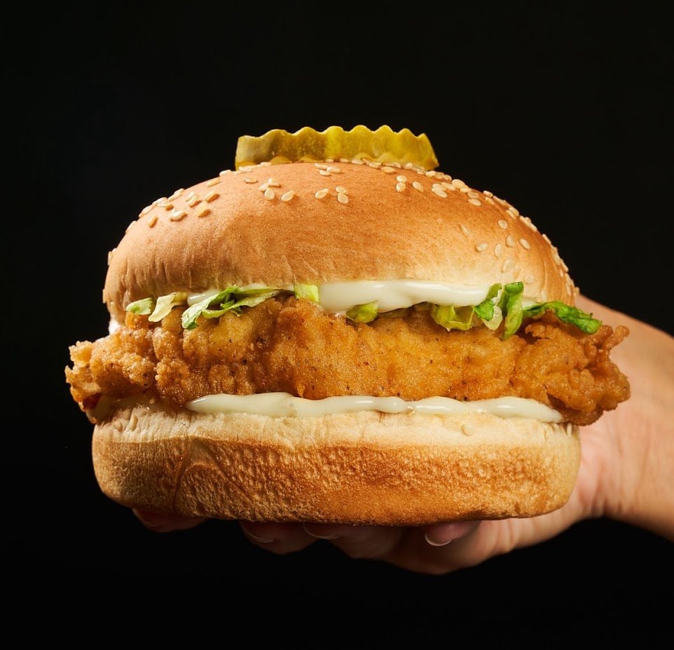MB Chicken hand-breaded fried chicken sandwich