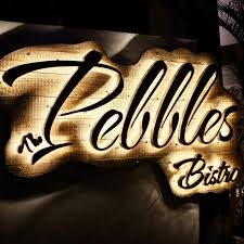 Pebbles Bistro sign