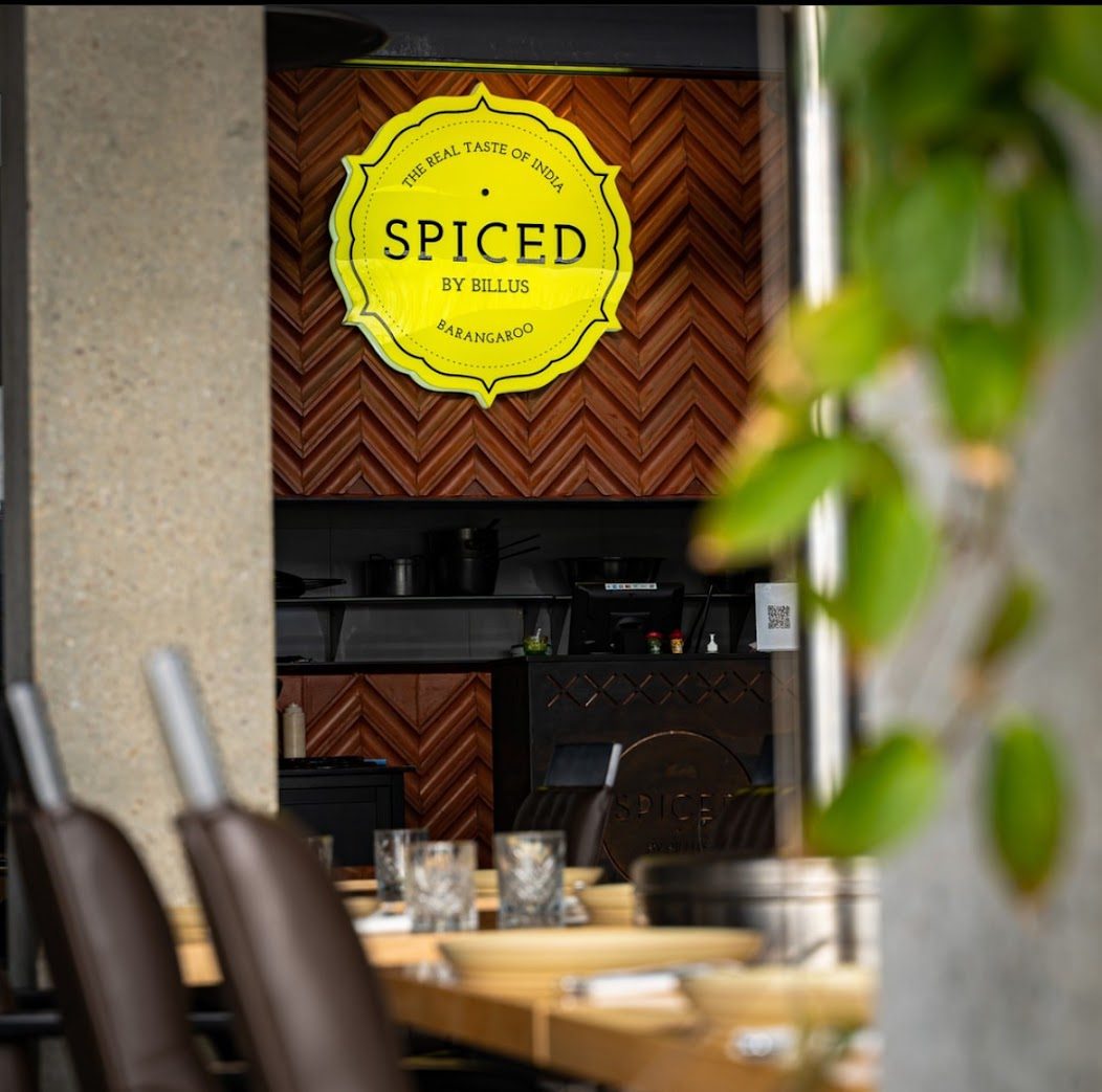 Spiced by Billus signage
